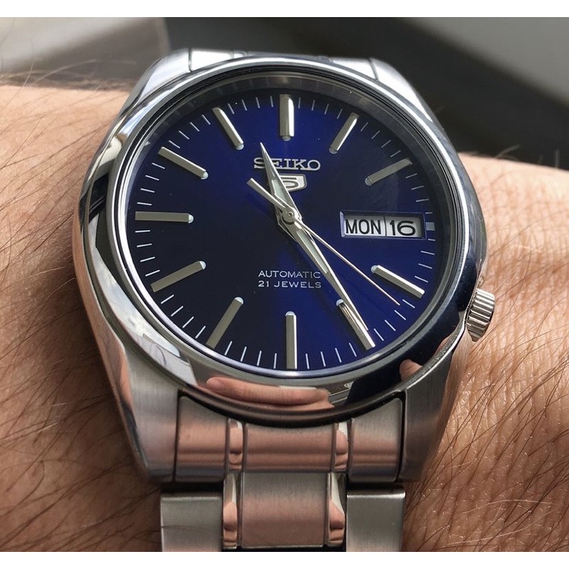 Seiko 5 SNKL43 Automatic Steel Watch Blue Dial SNKL43K1 | Shopee Philippines