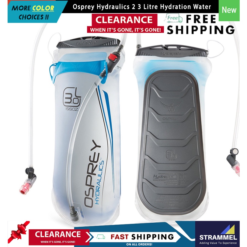 Osprey Hydraulics 2 3 Litre Hydration Water Reservoir By Hydrapak Water Bladder Bag Shopee