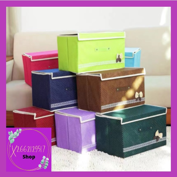 2 in 1 PRINTED Foldable Storage Box Organizer | Shopee Philippines