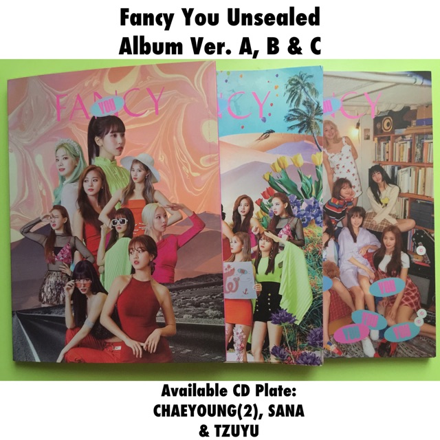 Twice Fancy You Unsealed Album Ver A B C Shopee Philippines