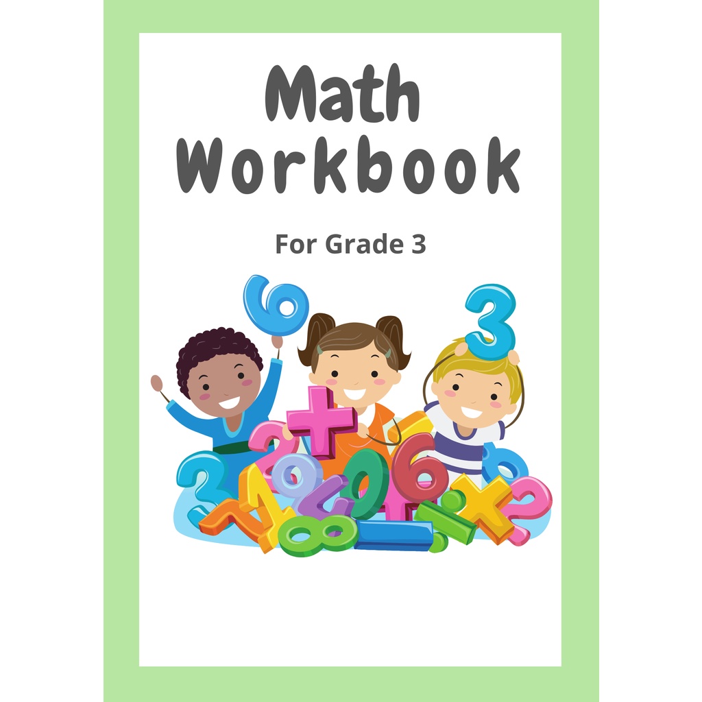 GRADE 3 MATH WORKBOOK (90 PAGES) | Shopee Philippines