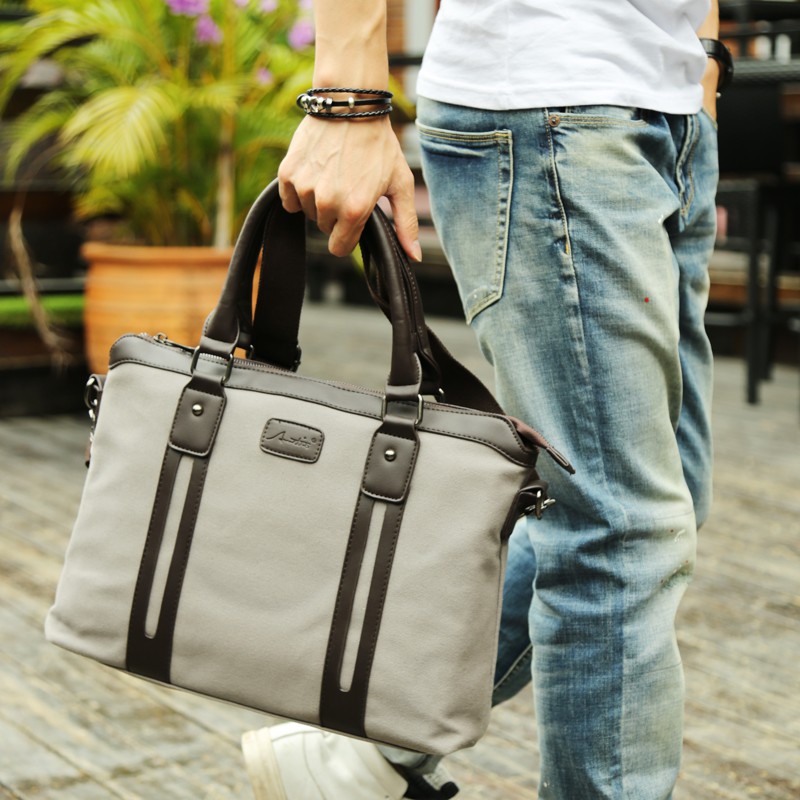 male canvas bag