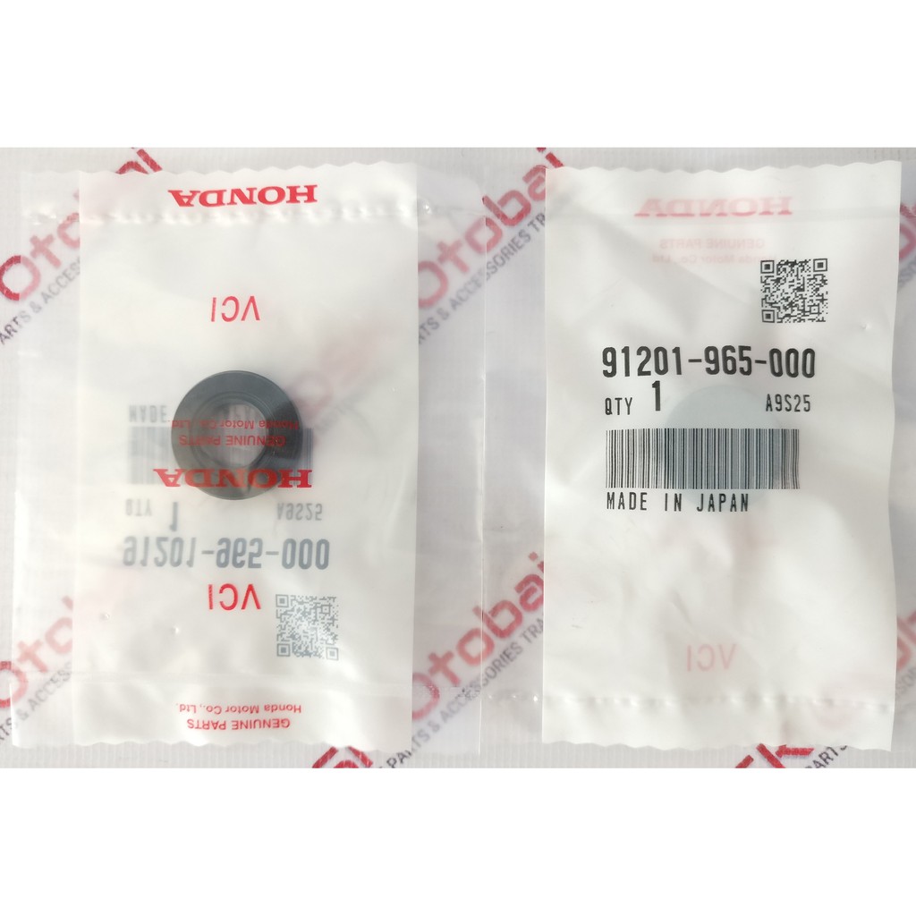 1pc Clutch Oil Seal for TMX 155 / TMX 125 Alpha / XR 200 (Genuine 91201965000) Shopee