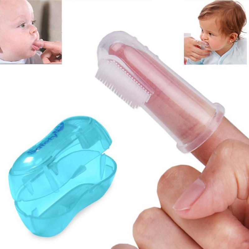 silicone finger toothbrush