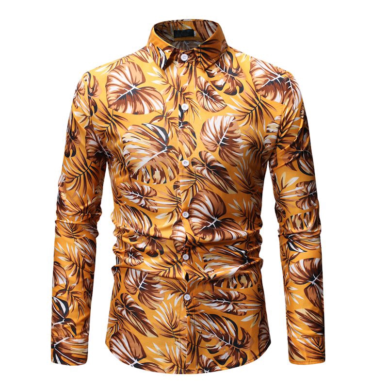 mens formal floral shirt