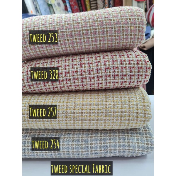 TWEED SPECIAL FABRICS 60 INCHES WIDTH | Shopee Philippines