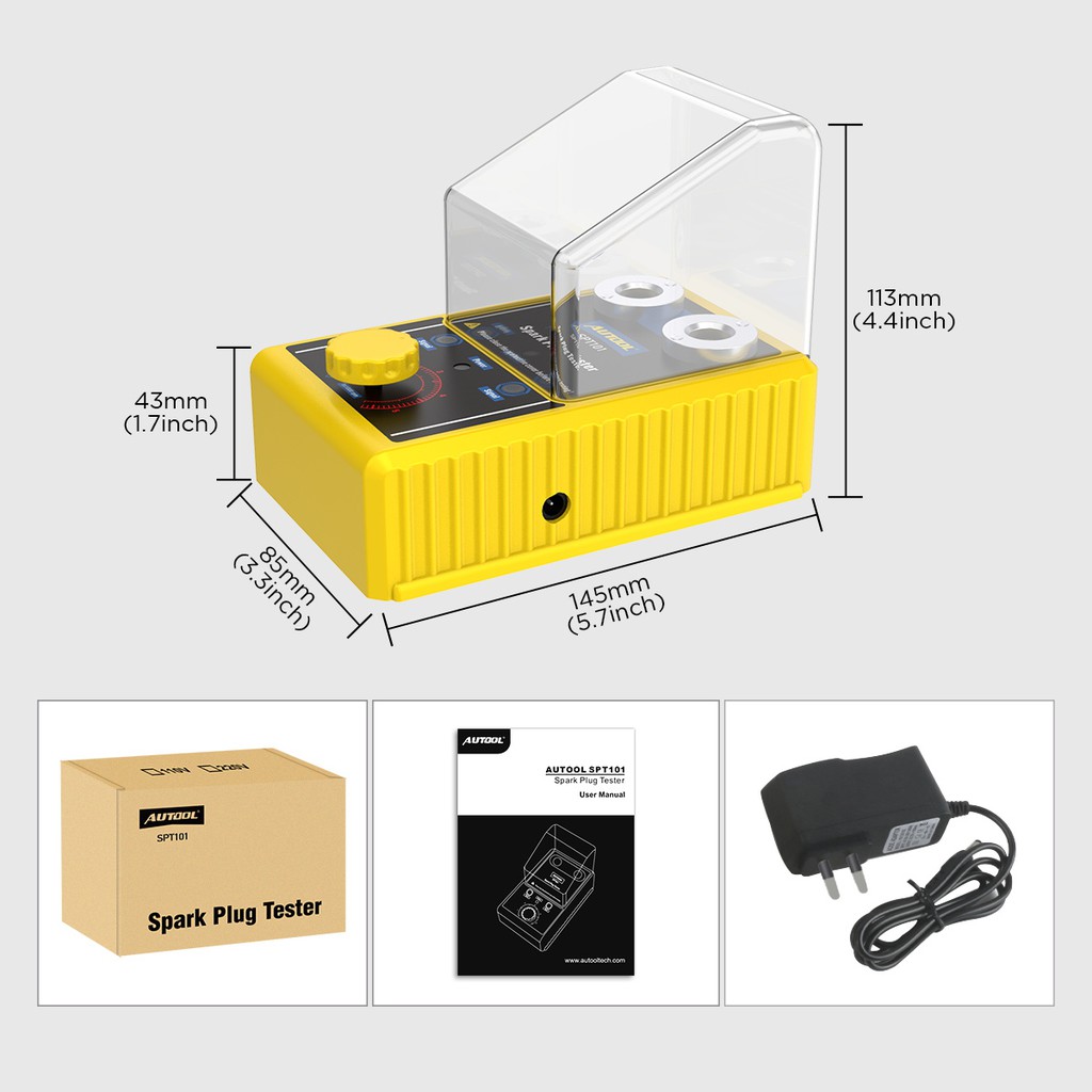 AUTOOL Car Spark Plug Tester Detector Auto Ignition Analyzer Diagnostic  Tool SPT101 | Shopee Philippines