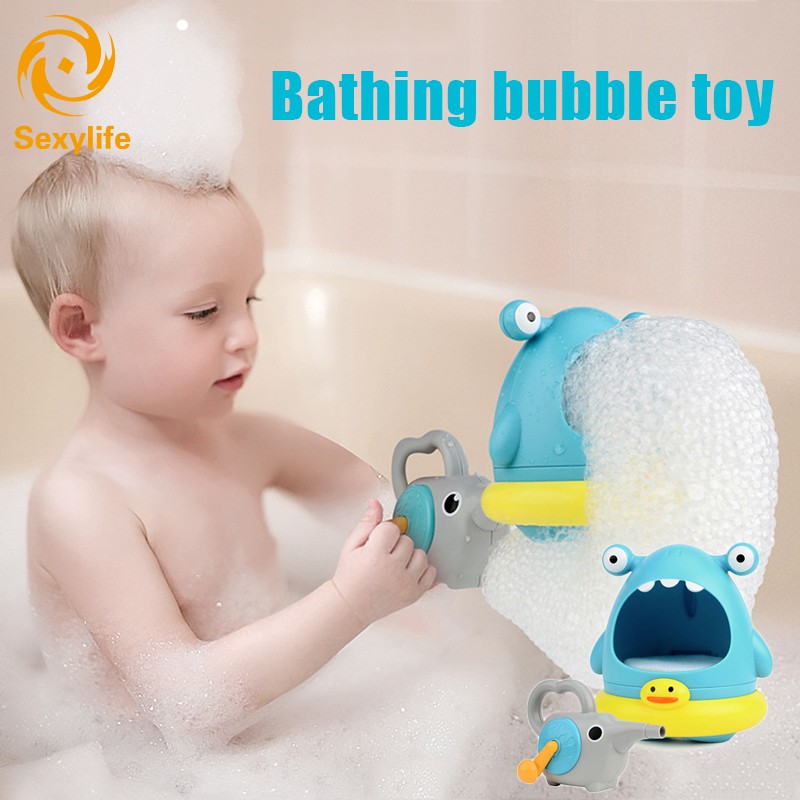 Baby Bubble Bath Toy / Chuchik Baby Bath Toy Octopus Bath Bubble Maker For Shower And Bathtub Bubbles Tub Machine For Babies Toddlers Makes The Best Bathtub Toys Time Buy Online At Best Price In Uae : Blow out countless bubbles and keep your kids entertained.