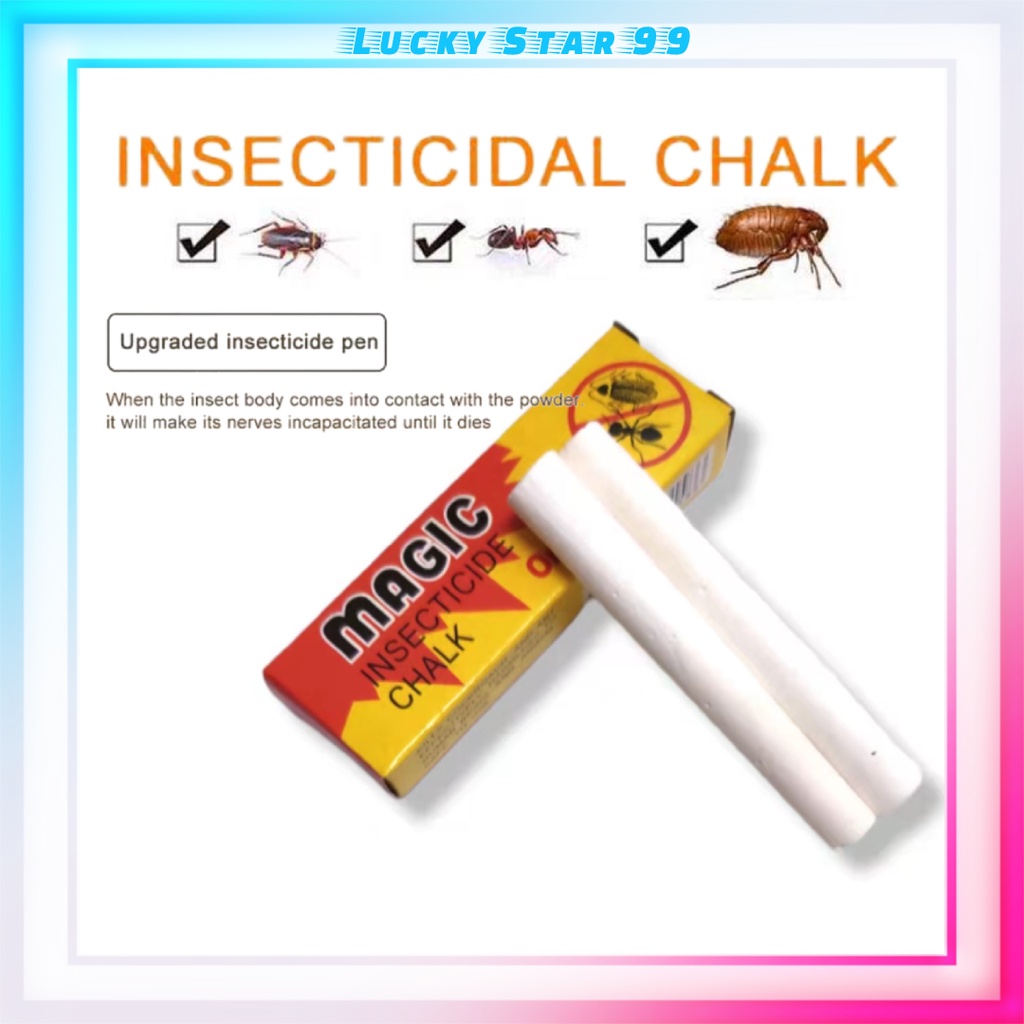 Insecticide insect pen chalk cockroach kill roaches ant flea | Shopee ...