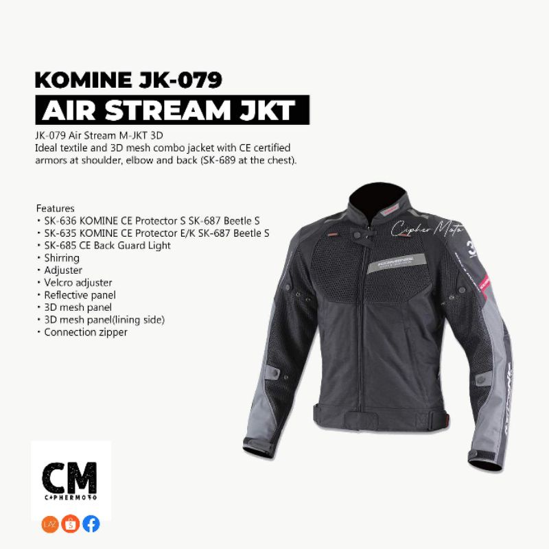 komine-riding-jacket-jk-079-japan-sizing-just-add-1-or-2-based-on