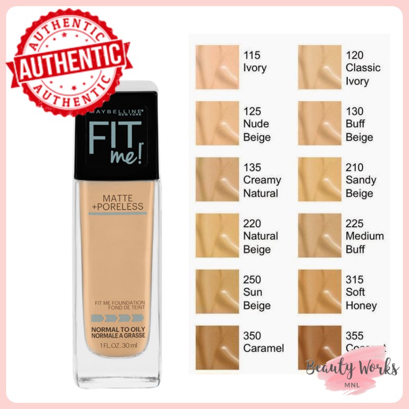 Maybelline Fit Me Matte Poreless Foundation Classic Ivory 1 Fluid Oz Rite Aid