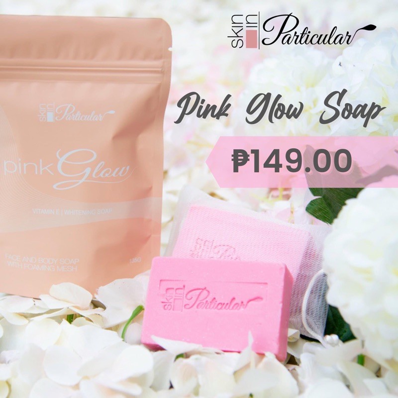 pink glow soap