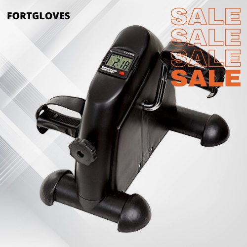 FG Physical Therapy Mini Pedal Exerciser Bike Cycle Pedal Knee Foot