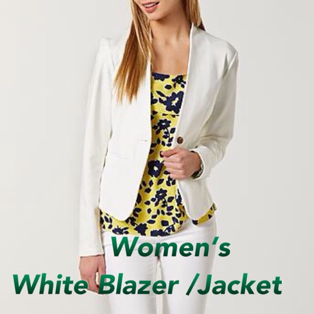 ladies white jackets online