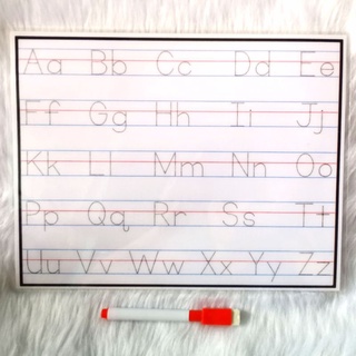 LAMINATED ALPHABET TRACING (with free white board marker) ⭐SIZE:8R/Short(8.5inchesx11inches