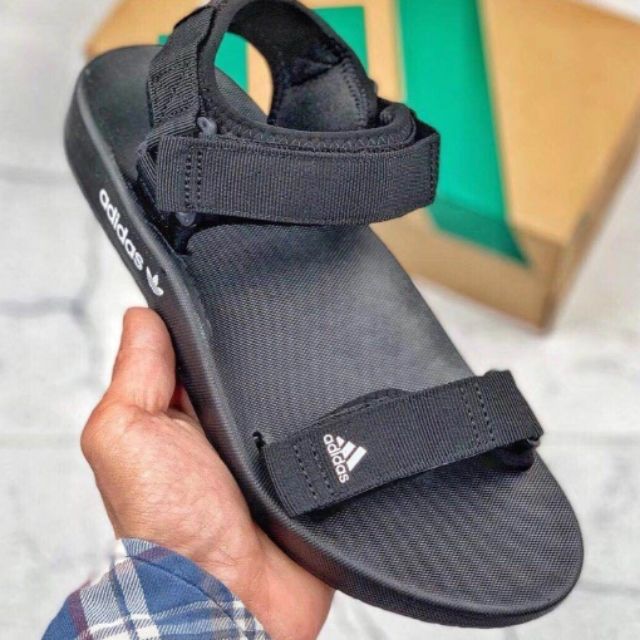 adidas sandals black