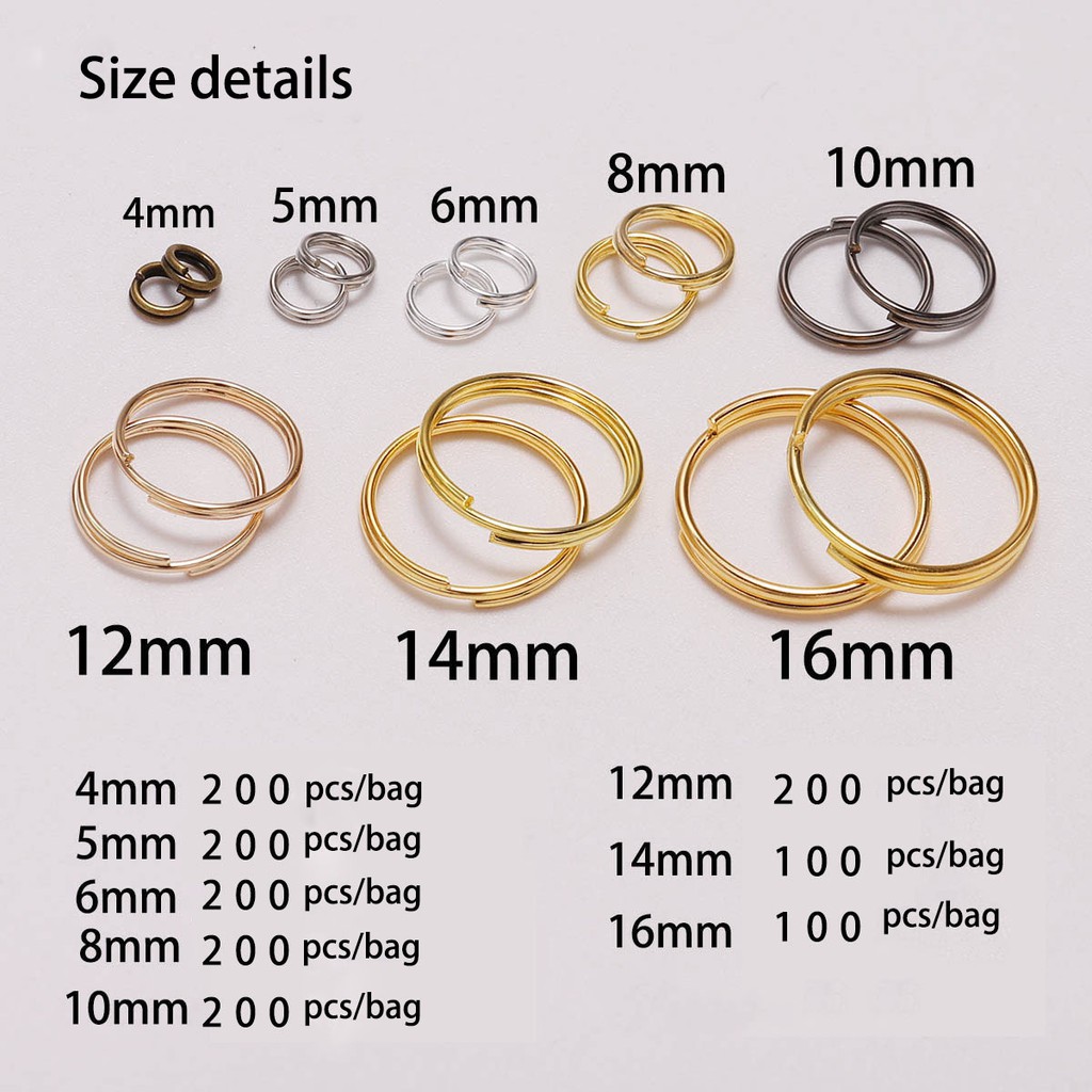 Lot 100 open rings 5 mm Lot 100 open rings 5 mm
