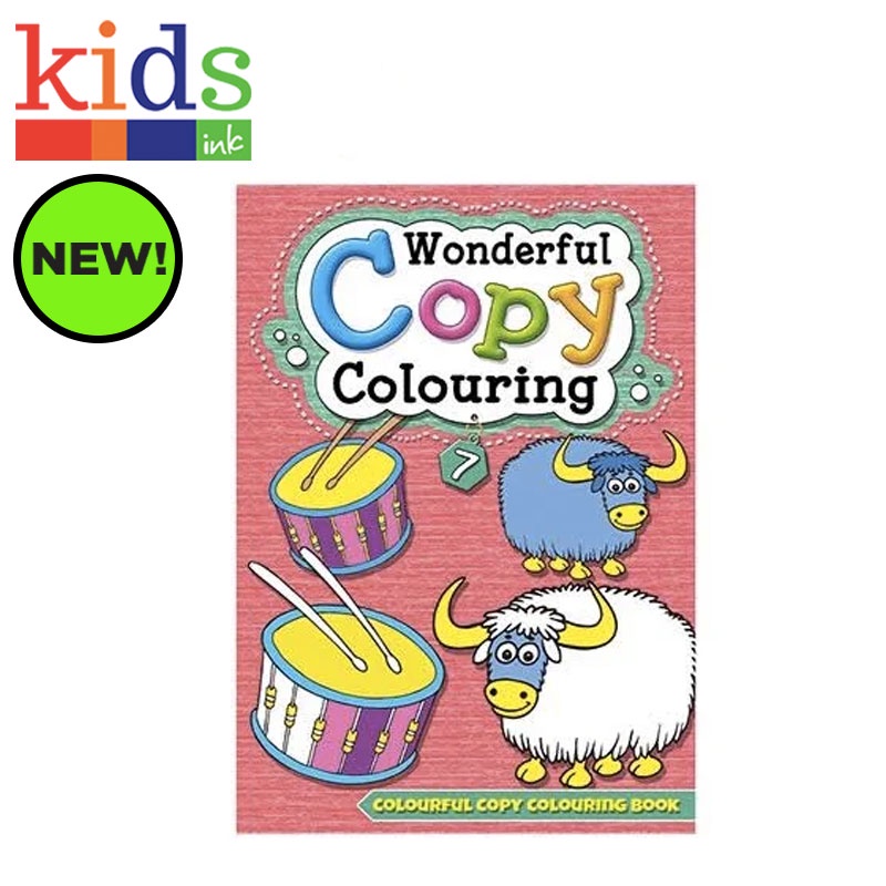 Wonderful Copy Colouring Book 7 Trade Paperback Kids Activity