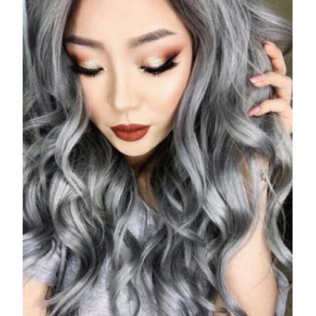 Cod 9 01 Bremod Hair Color Metallic Grey Gray Shopee Philippines