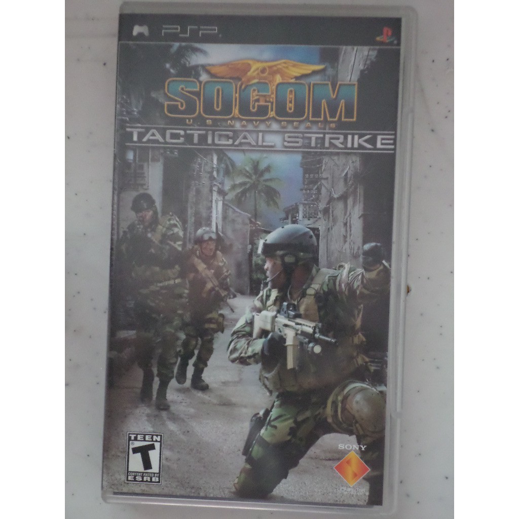 Sony Psp Game Umd Socom Us Navy Seals Tactical Strike Shopee Philippines