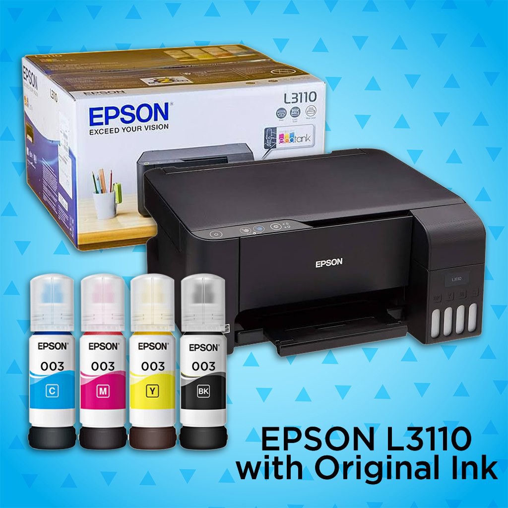 EPSON L3110 3-in1 COLORED PRINTER (with original ink ...