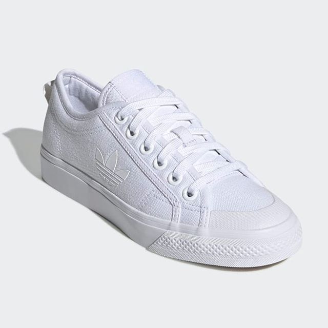 adidas nizza trefoil shoes white