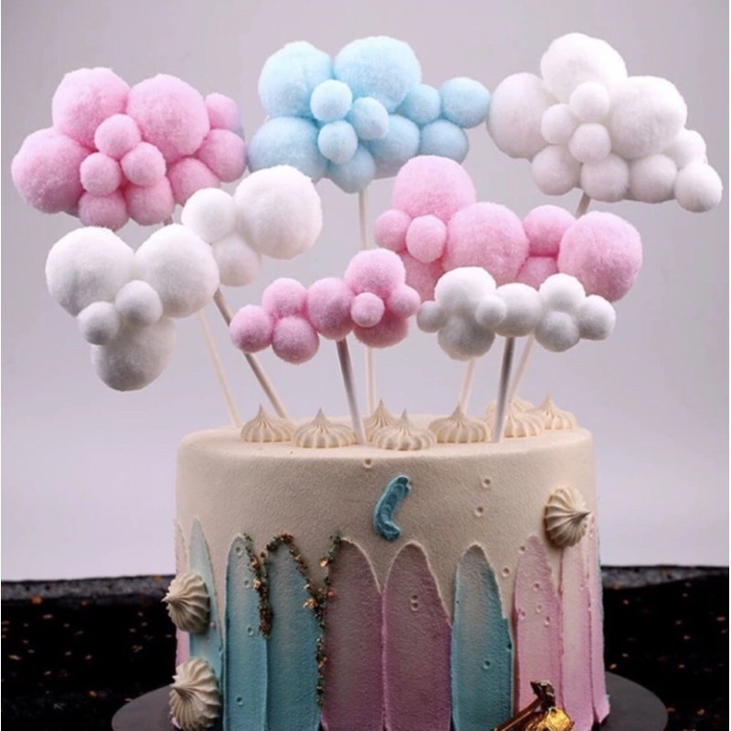 Cotton clouds cake topper Shopee Philippines