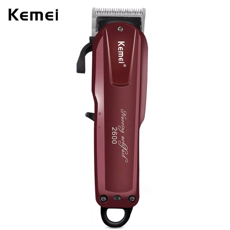 Kemei KM-2600 9W Powerful Electric 2200mAh Rechargeable Trimmer Barber Hair  Cutting Machine | Shopee Philippines