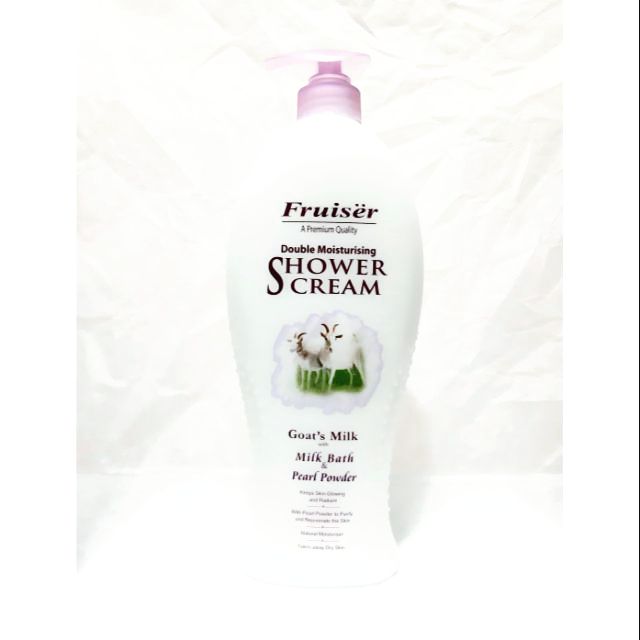 Fruiser Double Moisturising Shower Cream Goat's Milk with Milk Bath and