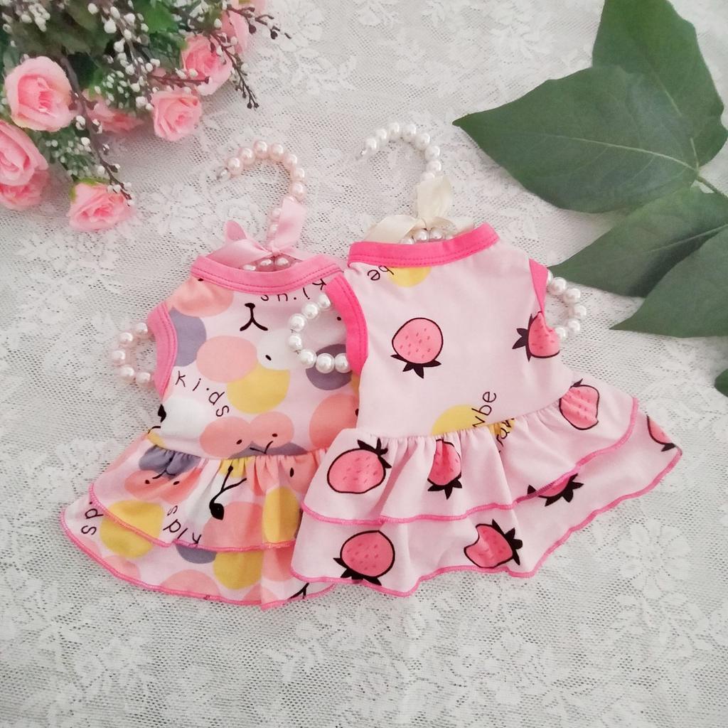 New Fashion Dog Dress Pet Skirts Pet Clothes Summer Clothes for Dogs Cat Clothes Princess Mini Skirt Comfortable Soft and Elastic Thin Small Dog Cat Clothes #6