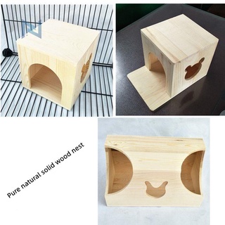 [NHF] Pet Cabin Nest Hamster Squirrel Demon King My Neighbor Totoro Mickey Wooden #1