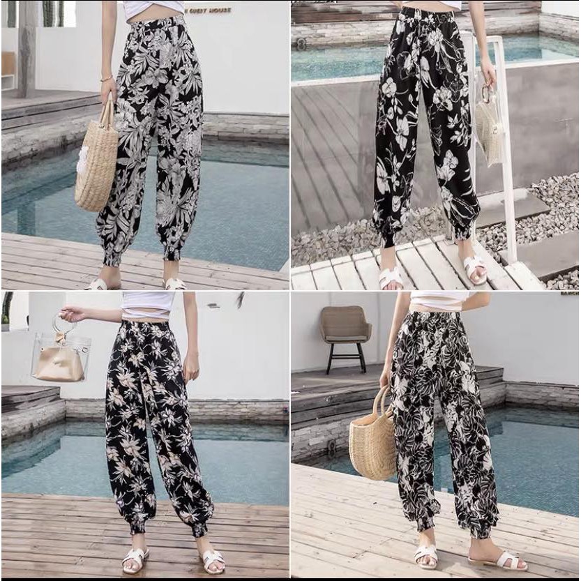 807#Printed/Plain Swagger pants assorted colors Cod fit25-34 HIGH ...