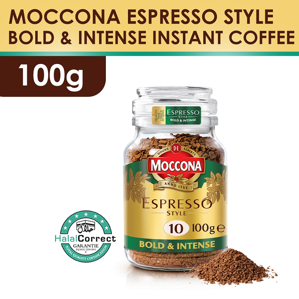 Moccona Espresso Style Bold & Intense Instant Coffee (100g) Shopee