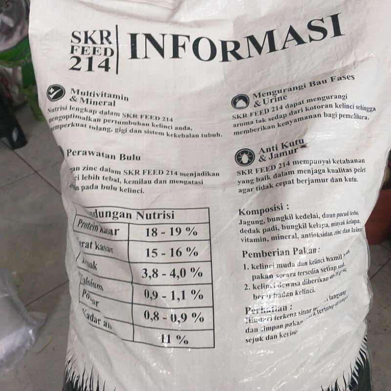 Scrap 214-packed Rabbit Pellets 500gram And 1kg #3