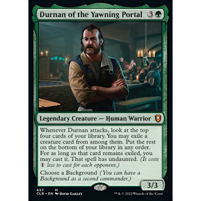 Durnan of the Yawning Portal Magic: the Gathering | Shopee Philippines