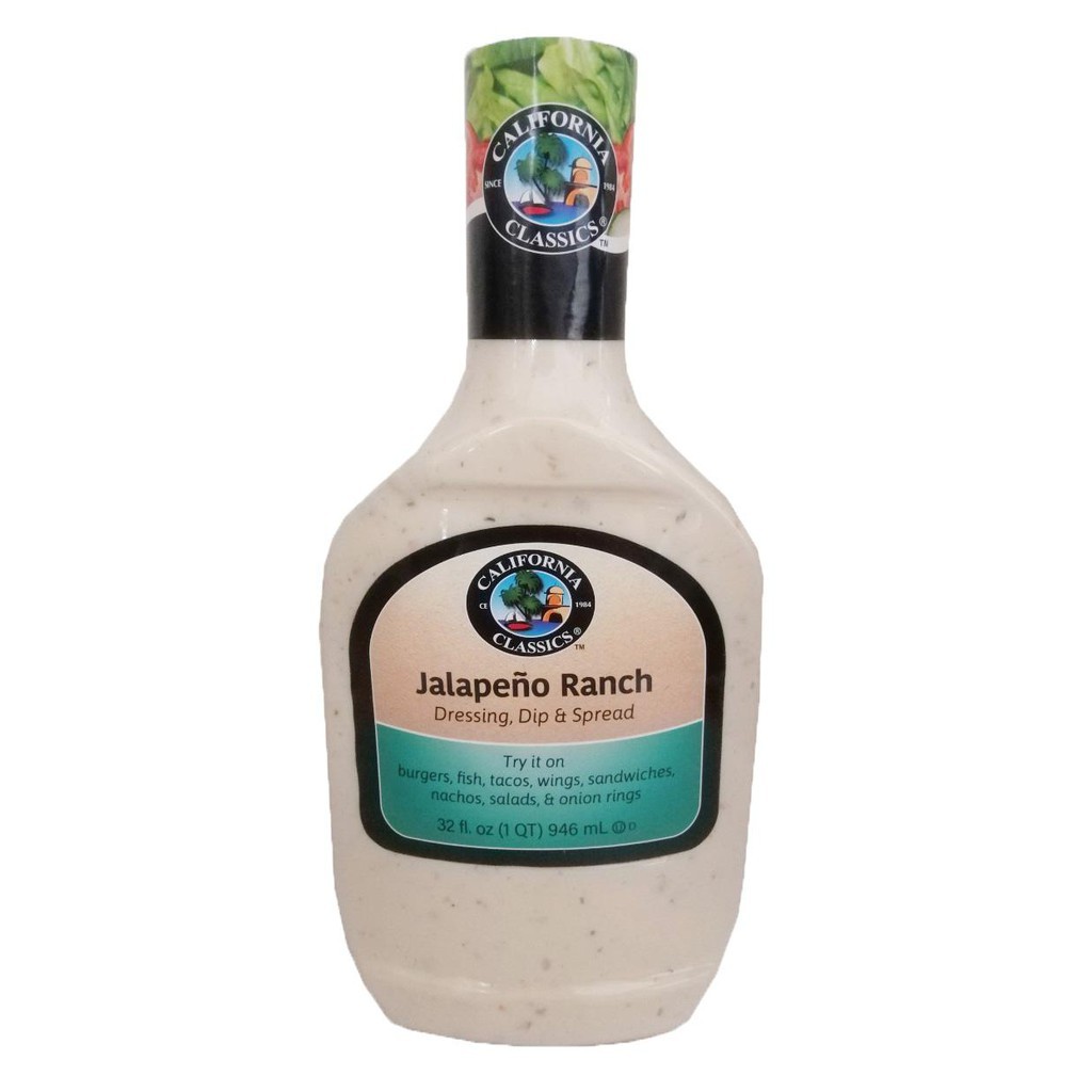 California Classics Jalapeno Ranch Salad Dressing 32oz 946ml Shopee Philippines