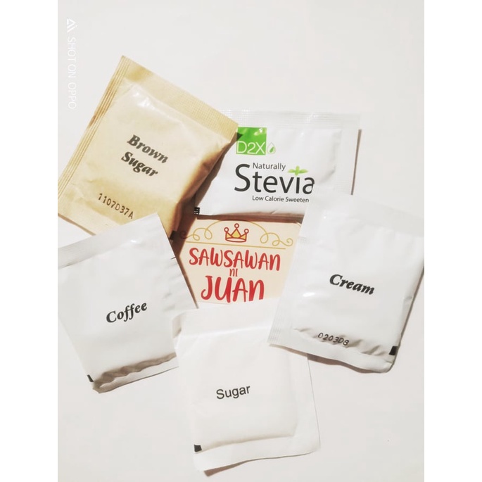 Coffee sachet, Creamer Sachet & Sugar Sachets by Sawsawan ni Juan