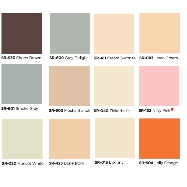 Semi Gloss Davies Paint Megacryl Color Chart is rated the best in 01/