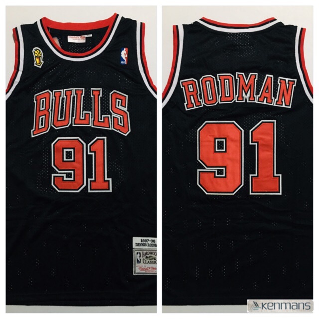 rodman bulls jersey