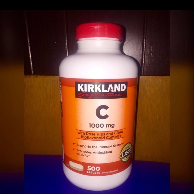 Kirkland Signature Vitamin C 1000 Mg 500 Tablets Shopee Philippines