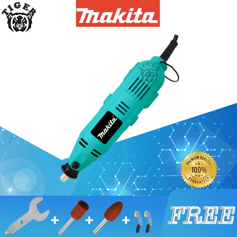 Makita Mini electric drill Electric Mini Grinder Polishing variable 6