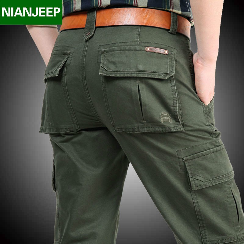 100 cotton cargo trousers