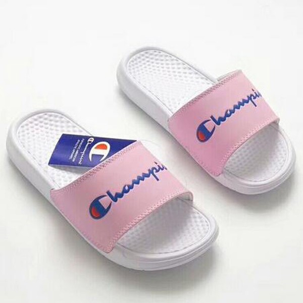 champion slippers pink