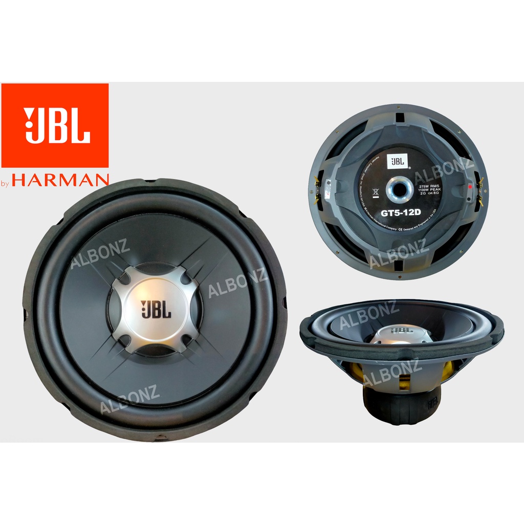 JBL GT512D 1100Watts Car Audio Subwoofer Dual Voice Dual