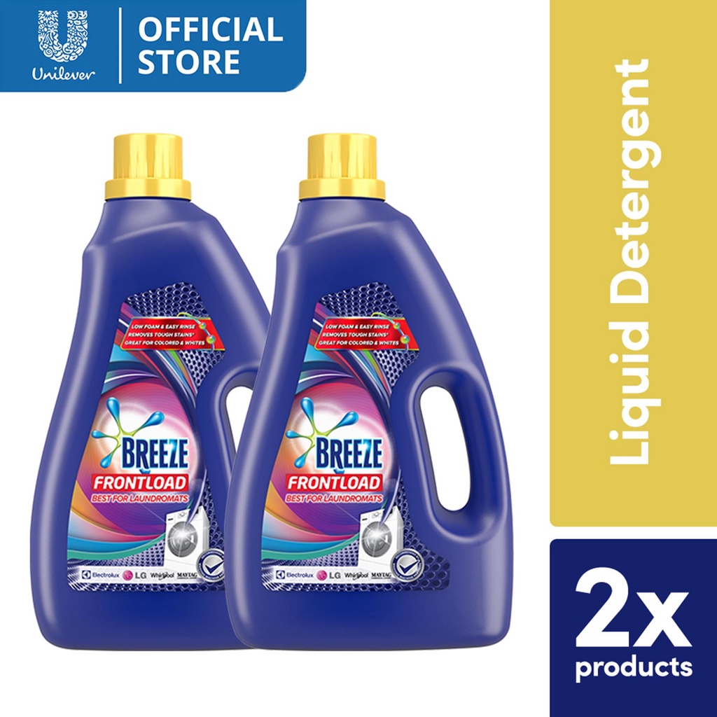 Breeze Laundry Liquid Detergent Frontload 2.6L Bottle 2x Shopee