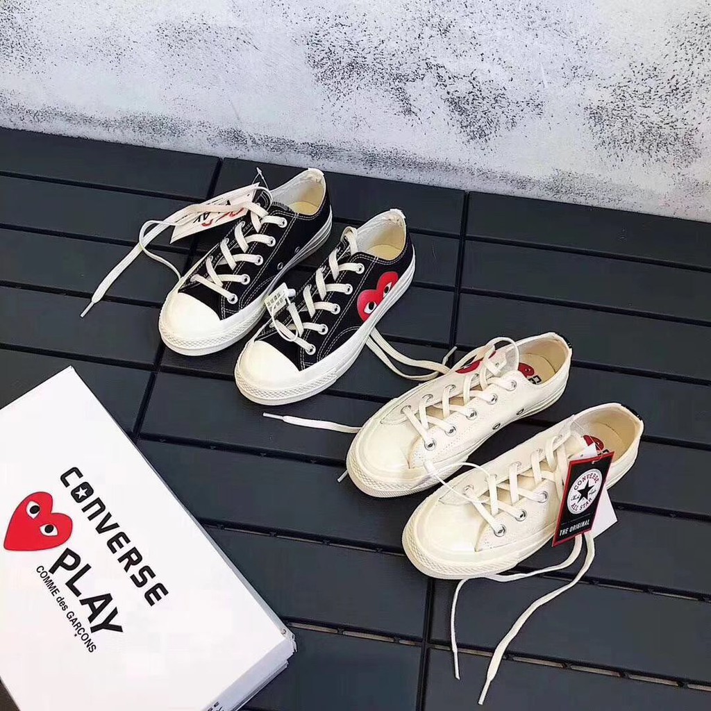 comme des garçons play sneakers