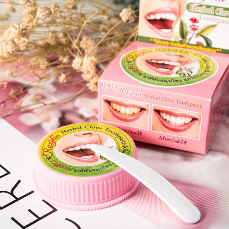 Herb Mint Tooth Whitening Toothpaste Natural Herbal Clove Tooth paste Dentifrice Remove Stain