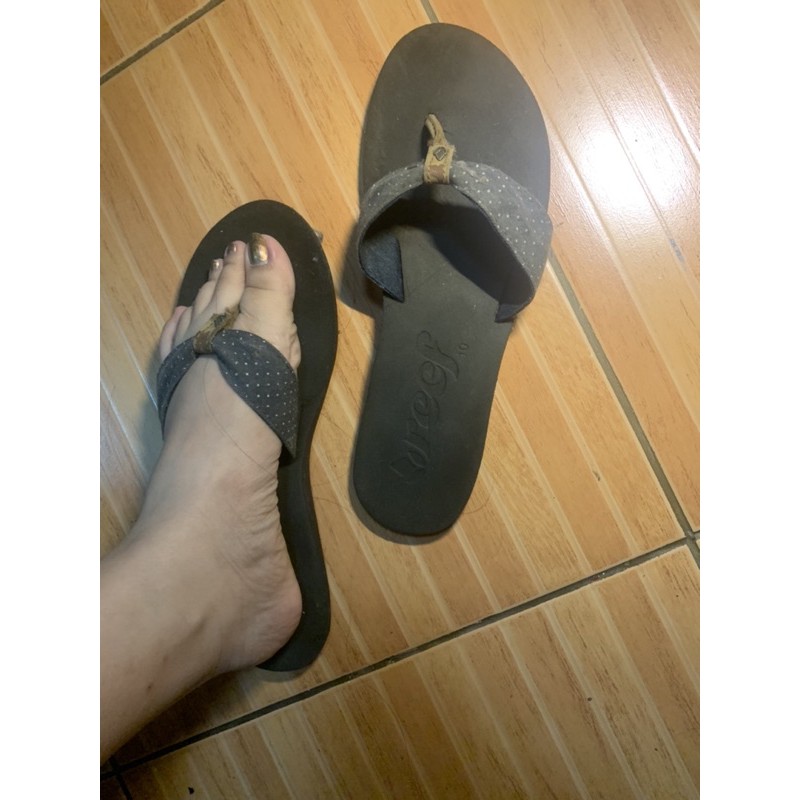 sortie tetraeder volleyball Reef slippers (Preloved) | Shopee Philippines