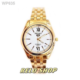 ○Relo SEIKO Watch Gold Stainless Steel Analog waterproof date day men Watches #1