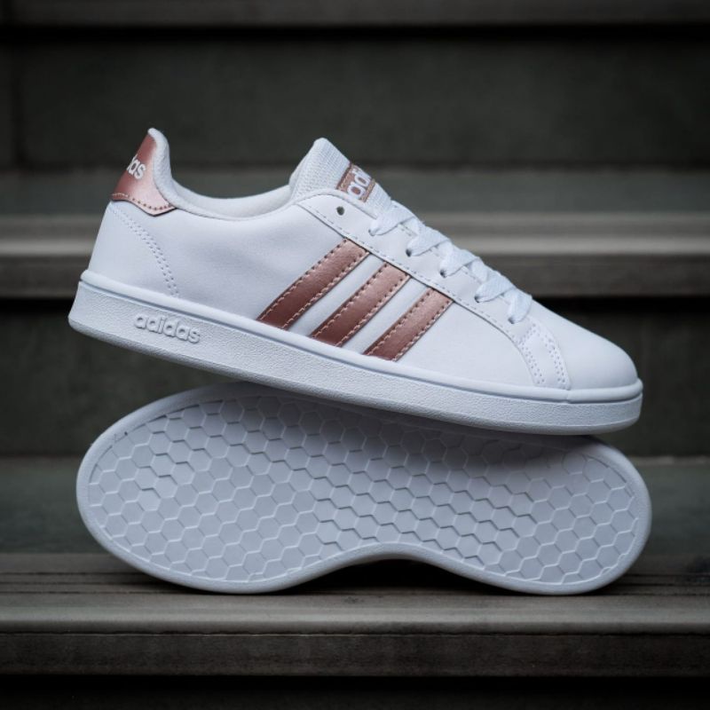 Adidas Grand Court White Rose Gold 